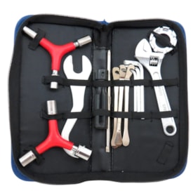 Kit de Ferramentas Manutenção Bicicleta Kenli KL-9808 Estojo