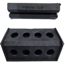 Kit Sapata Emborrachada Ferbike Suporte Manutenção Bicicleta