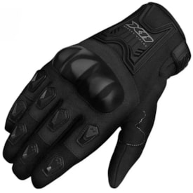 Luva Bike X-11 Blackout Fechada Motociclista Tamanho G