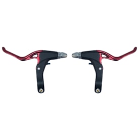 Maçaneta Freio Alumínio Promax Preto Vermelho