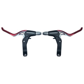 Maçaneta Freio Alumínio Promax Preto Vermelho