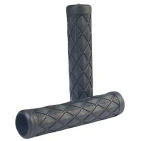 Manopla Bike AMR MTB Preto Silicone Diamante 120mm