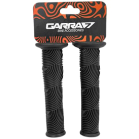 Manopla Bike Garra7 Freeride Preto Borracha 140mm Blister