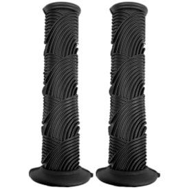 Manopla Bike Garra7 Freeride Preto Borracha 140mm Blister