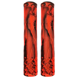 Manopla Bike Kook BMX Laranja e Preto 165mm