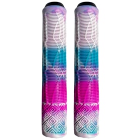 Manopla Bike Kook BMX Rainbow Borracha 165mm