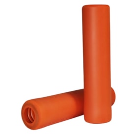 Manopla Bike STN Laranja Silicone Premium 130mm
