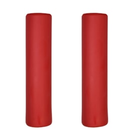 Manopla Bike STN Vermelho Silicone Premium 130mm