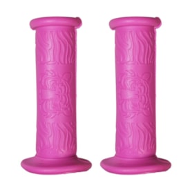Manopla Bike Wester Mirim Tiger Rosa Borracha 95mm