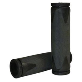 Manopla Bike Xplore TPE Preto e Cinza Borracha 110mm