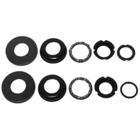 Movimento Central Neco 45mm Com Colar de Esfera Preto ( 10 Unidades )