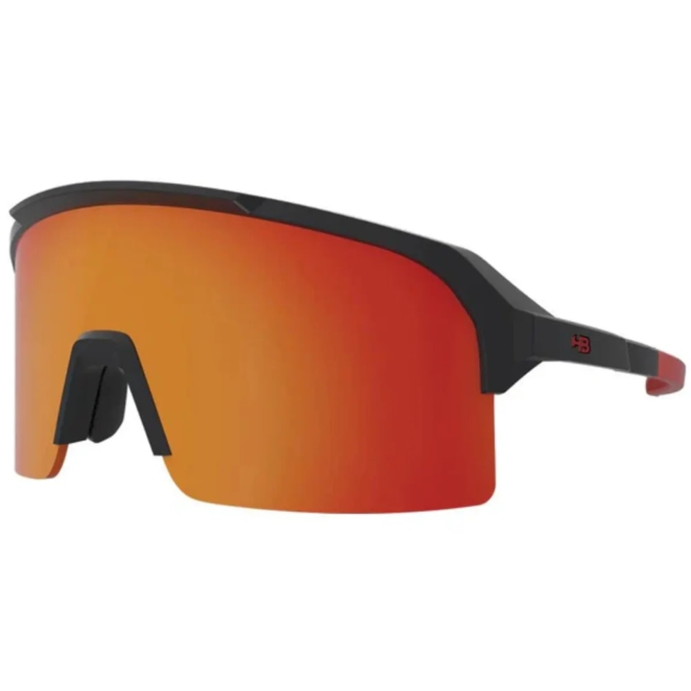 Oculos Ciclismo HB Edge Matte Graphite Red Chrome