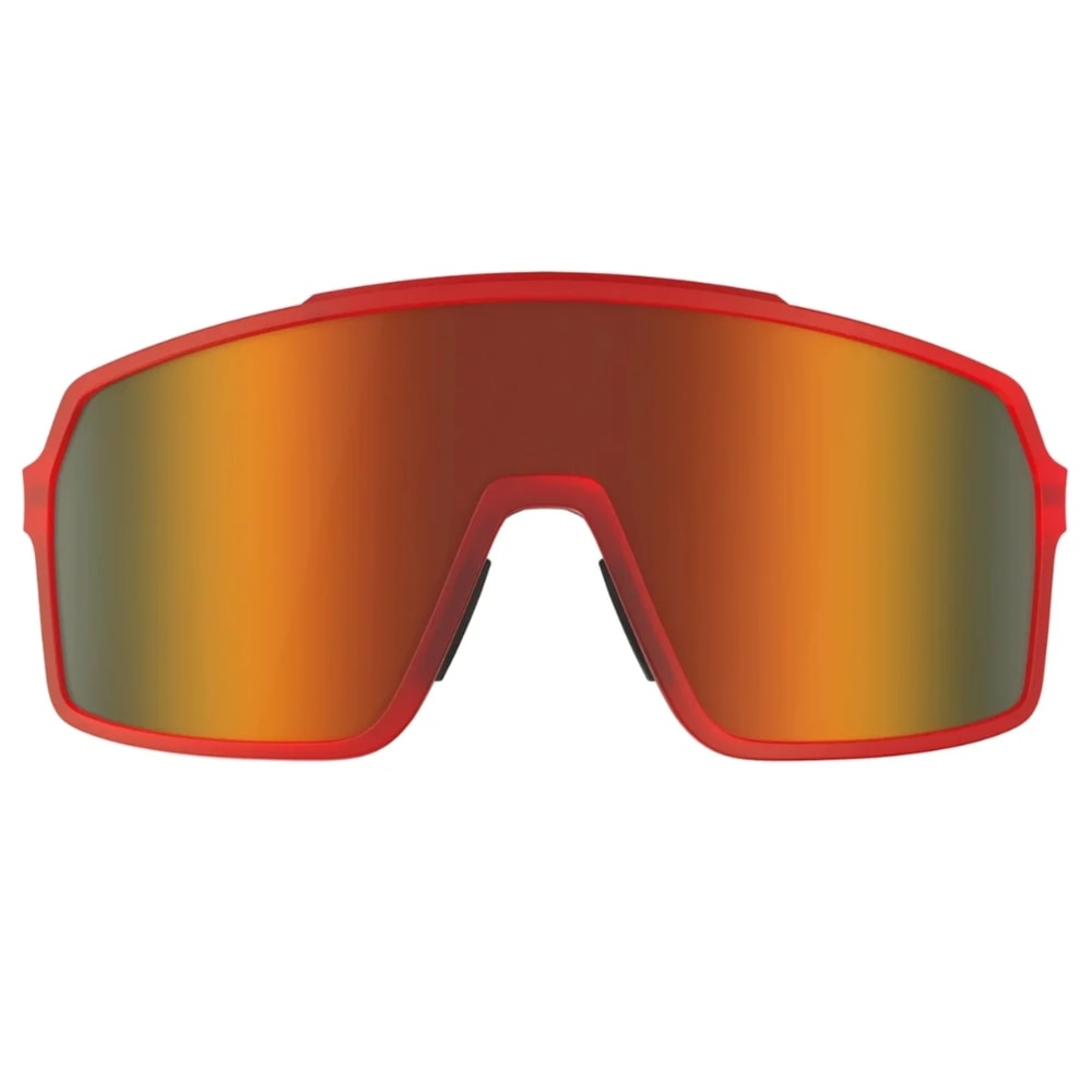 Oculos Ciclismo HB Grinder Matte Dark Red Orange Chrome