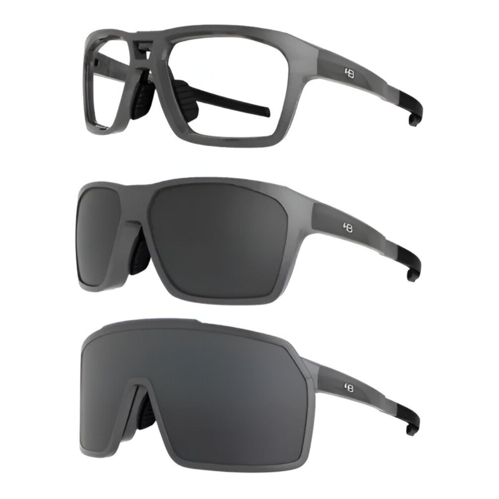 Oculos Ciclismo HB Presto Graphene Black Gray