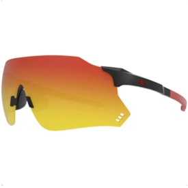 Oculos Ciclismo HB Quad X 2.0 Matte Black Red Chrome