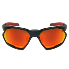 Óculos Ciclismo HB Rush Preto Vermelho