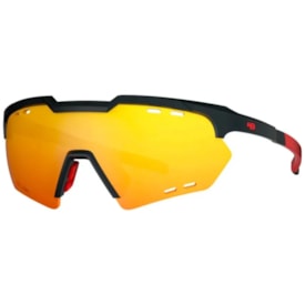 Oculos Ciclismo HB Shield Compac M Gloss Black Multi Red