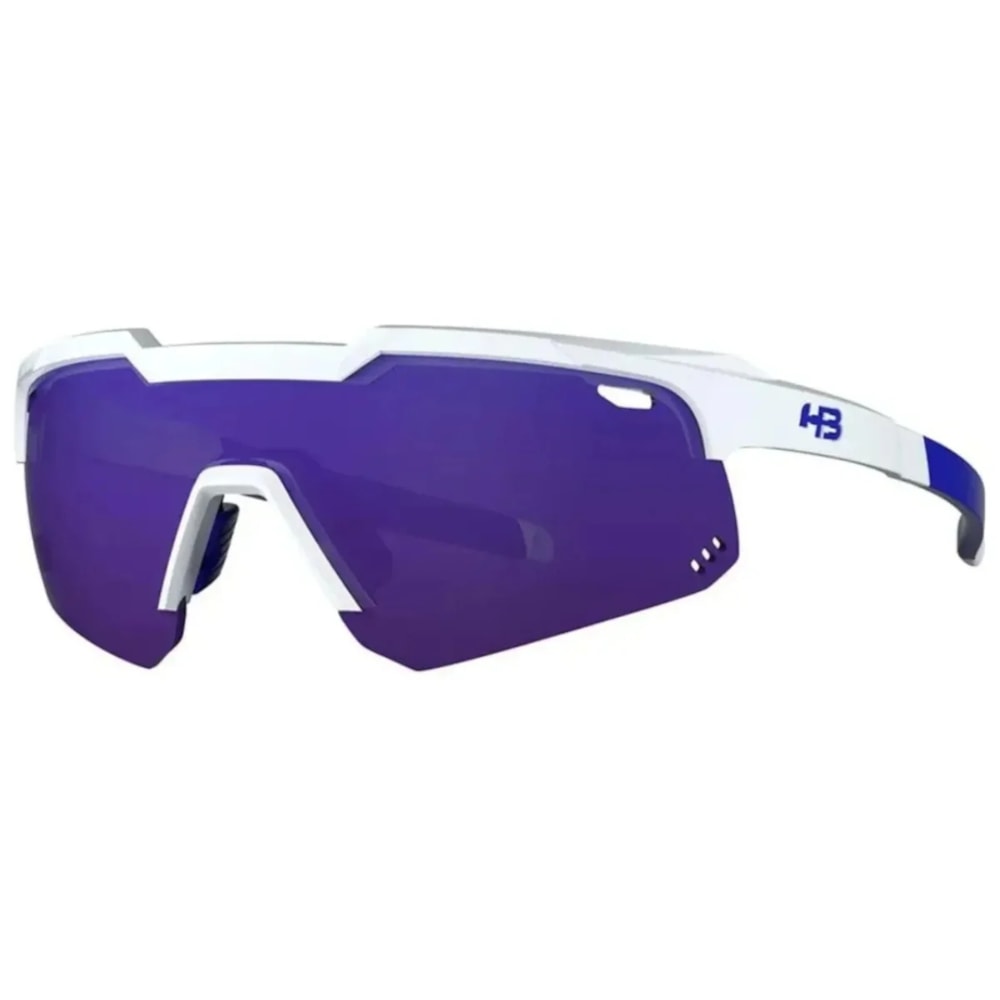 Oculos Ciclismo HB Shield Evo M Perled White Multi Purple