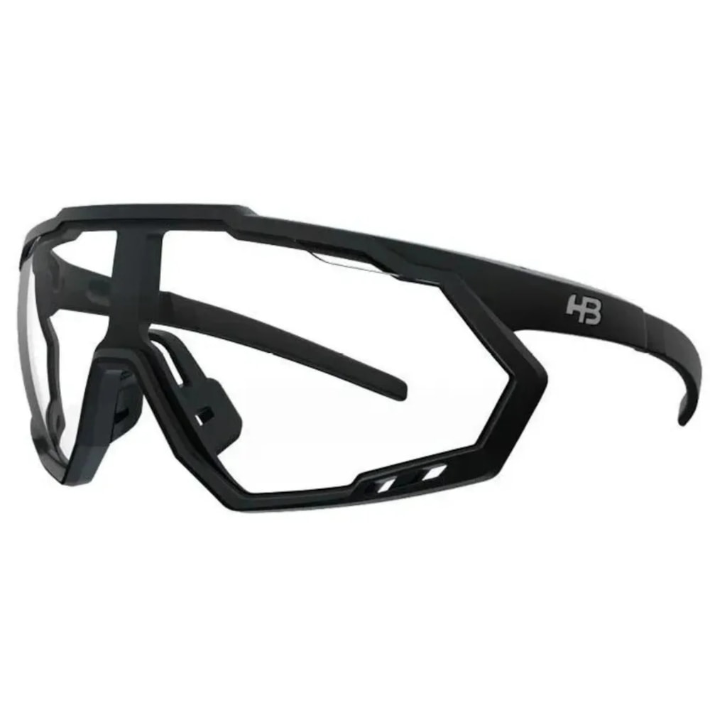 Oculos Ciclismo HB Spin Matte Black Gray Cristal