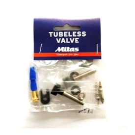 Par de Válvula Bico Tubeless Mitas 42mm MTB