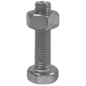 Parafuso Para Bagageiro de Bike Importado 1/4x1 Sextavado (10 Unidades)