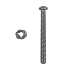 Parafuso Para Bagageiro/Garfo Importado 3/16x1 3/4 Com Porca