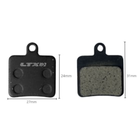 Pastilha Freio Bicicleta Garra7 M-703 Semi Metálico