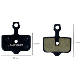 Pastilha Freio Bicicleta Garra7 M-712 Semi Metálico