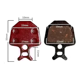 Pastilha Freio Bicicleta Sunstar Semi Metálico