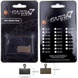 Pastilha Freio de Bicicleta Garra7 M-710 Metálico
