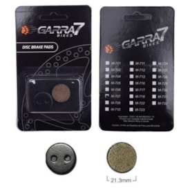 Pastilha Freio de Bicicleta Garra7 M707 Semi Metálico