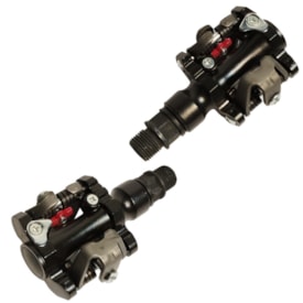 Pedal Bike Clip Wellgo M919 Inglês 9/16 Alumínio Preto