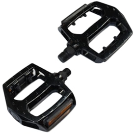 Pedal Bike Feimin Plataforma Inglês 9/16 Alumínio Preto