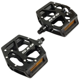 Pedal Bike GTS Plataforma Sueco 1/2 Alumínio Preto