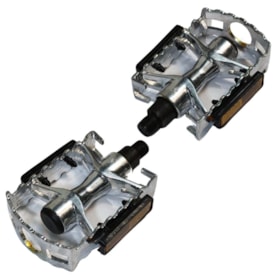 Pedal Bike Importado Sueco 1/2 Alumínio Prata