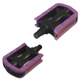 Pedal Bike Metalciclo Bicolor Inglês 9/16 Nylon