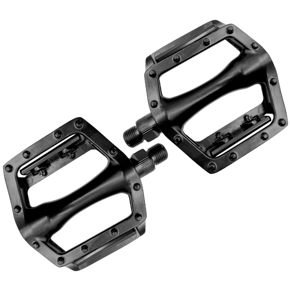 Pedal Bike Metalciclo Freestyle Inglês 9/16 Alumínio Preto