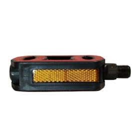 Pedal Bike Metalciclo Soft Inglês 9/16 Nylon Vermelho