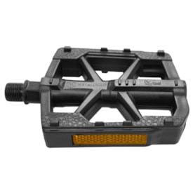 Pedal Bike Plataforma Inglês 9/16 Nylon Preto
