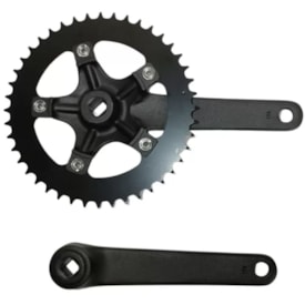 Pedivela Aço Single Inviktus 44D Preto 170mm