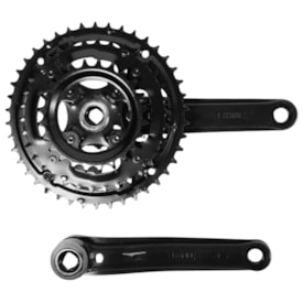 Pedivela Aço Triplo Logan 24-34-42D 170mm