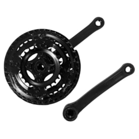 Pedivela Aço Triplo Nitrus 24/34/42D Preto 170mm Protetor