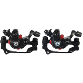 Pinça De Freio Disco Foss Dianteiro Traseiro Preto Sem Rotor