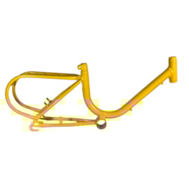 Quadro de Bicicleta 16 Gilmex Berlineta Amarelo Com Garfo