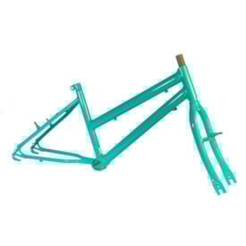 Quadro de Bicicleta 20 Samy Stargirl Azul Turquesa Com Garfo