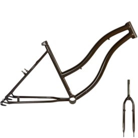 Quadro de Bicicleta 26 Samy Jady Com Garfo