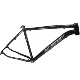 Quadro de Bicicleta 29 KSW XLT 100 Mega Preto e Prata