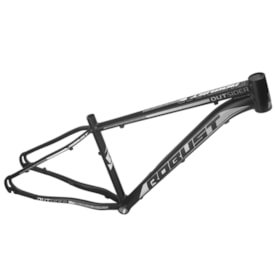 Quadro de Bicicleta 29 MTB Robust Outside Preto Fosco e Branco - T17