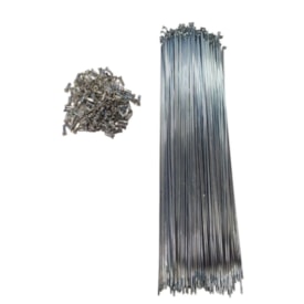 Raio Fino 295x2mm Inox Importado Comum Zincado 36 Raios