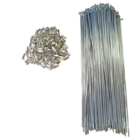 Raio Grosso 265x2,5mm Aço Importado Comum Zincado Groza